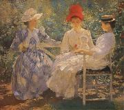 Edmund Charles Tarbell Three Sisters A Study in June Sunlight china oil painting reproduction